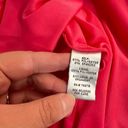 Cache  hot pink satin crystal embellished cross back mermaid ballgown size 4 Photo 8