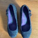 blowfish  Grey Black Tweed Wedges with Buckles Photo 11