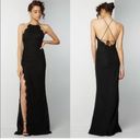 Fame and Partners NEW  Dragon Eyes Lace Halter Gown Photo 1