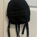 Black Mini Backpack Photo 3