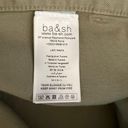 Ba&sh  Pants The Csally Jeans in Kaki Light Army Green Sz US4 Sz 4 GUC Photo 11