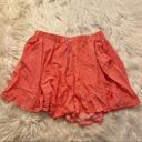 Lily White  A-Line Skirt Coral Pink Floral Photo 1