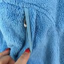 The North Face  Size M Jacket Osito Hoodie Full Zip Fuzzy Blue Grey Women’s Photo 4