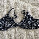 Black Bough Black And White Bikini Top  Photo 1