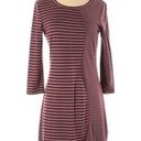 Chelsea and Violet  Fitted Striped Dress 3/4 Sleeve Jersey Size Small Sz S Photo 1