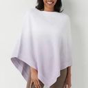 Barefoot Dreams  Cozychic Ultra Lite Ocean Breeze ombre soft violet Poncho NEW OS Photo 1