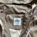 ZARA Faux Leather Oversized Zip Up Jacket Photo 1