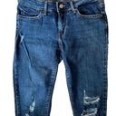 Levi Strauss & CO. Women's Blue Distressed Sexy Skinny Denim Jeans Size 28 Photo 0