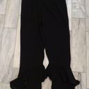 NEW Yvonne women's small black Boutique tiered ruffled pants MSRP $98. Photo 5