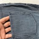 Chico's Chico’s Platinum Womens Pants Jeans Blue White Stripe Skimmer Size 1.5 10 Photo 8