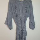 Victoria's Secret  Black and White Gingham Robe Photo 0