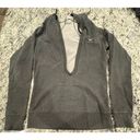 Nike  Fit Dry women’s deep v grey hoodie sweatshirt size SMALL Photo 0