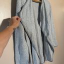 Vince Camuto Gray  Herringbone Waterfall Sweater Size M Like New Photo 2