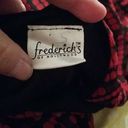 Frederick's of Hollywood FREDERRICK'S of Hollywood Red/Black Long Sleeve V-Neck Dress Size 16 Photo 1