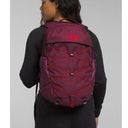 The North Face Borealis Boysenberry Heather Fiery Red Backpack One Size NWT Photo 2