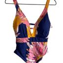 Trina Turk New!  Breeze Plunge Maillot One Piece Swimsuit Photo 4