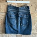 Citizens of Humanity  Womens Denim Jean Skirt 27 Mini Zip Dark Wash Classic Photo 4