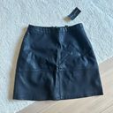 Faux Leather Skirt Black Size 6 Photo 3