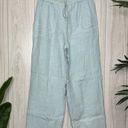 Liz Claiborne  Sport 100% Linen Wide Leg Tie Waist Pants size 6 Photo 1