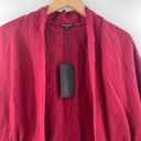 Dear John  Jacket Size Small Linen Blend NWT Cinch Pockets Open Lightweight Photo 9