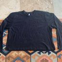 Los Angeles Apparel Crew neck long sleeve shirt cotton  crop top Photo 0