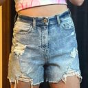 SO Hi Wasted Denim Shorts  Photo 0