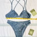 Billabong NWT Sporti x Stef Corgel Isla Palm Shadow Bikini Set - Dusk Blue - M/M Photo 6