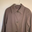 Jones New York Vintage  Wool Peacoat Trench Coat Gray Photo 2