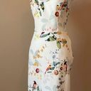 Oasis  | Cream Floral Midi Dress Sz 12 Photo 0