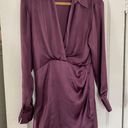 ZARA burgundy satin  dress Photo 0