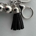 Heart Rhinestone Puffy Key | Cow print, Chain Purse Charm Handbag Accessory Black Photo 2