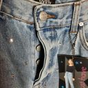 Simple Society  Juniors Jeans High Rise Straight Button Fly Light Wash Size 7/28 Photo 2