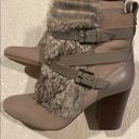 Louise et Cie  Gray Fur Ankle Boots NIB 8 LO-SENECA Photo 3