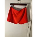 BCBGMAXAZRIA  Beckett Bright Poppy Envelope Shorts Size Large Photo 3