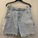 Wild Fable Wild‎ Fable Women’s High Rise Utility Paint Splatter Denim Shorts - 12 Photo 0