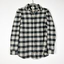 Tuckernuck  Midnight Plaid Saranac Shirt Cotton Flannel Button Front Collared Top Photo 0