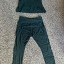 Green Two Piece Workout Set Size L Photo 1