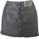 One Teaspoon  Women's‎ NEW Skirt Black Swan SZ 25 Frayed Hemline High Waist Photo 1