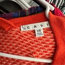 CAbi  XS Orange Zip Up Business Casual Blazer Photo 1