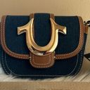 True Religion NWT  Crossbody Bag Mini Flap Adjustable bag with Horseshoe Logo Photo 2