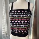 Anthropologie Maeve  Sweater Tank Medium Hearts and Doves Photo 1