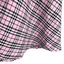 Hot Topic  Pink Plaid Skirt 3 Plus Pockets Back Zip Elastic Waist New Photo 2