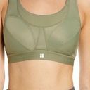 Sweaty Betty  Ultra Running Sports Bra Moss Green 32A NWT New Photo 0