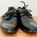 Via Spiga  Buckle Pointed Stud Lace up 'Ladonna' Loafers Black Womens Size US 9 Photo 6