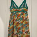 Milly $345 GOSSIP GIRL  GREEN WATERCOLOR SHIMMER SILK DRESS Sz 6 Photo 6