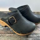 Buckle Black Cordani Zader Mule Clogs  Leather Size 36 Photo 0