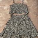 American Eagle Leopard Print Two Piece Set Photo 2