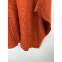Universal Threads Universal Thread Sweater Women ONE SIZE OSFM Burnt Orange Knit Poncho Pullover Photo 2