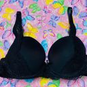 Marilyn Monroe WOMENS  BLACK LACE PADDED BRA SIZE 36B Photo 0