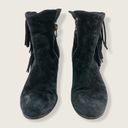 Sam Edelman Louie Booties Black Suede Tassels 7 Photo 2